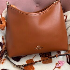 Coach Brown Leather Shoulder Bag